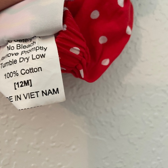 12 Month Minnie Mouse Smocked Sunsuit - Picture 2 of 8